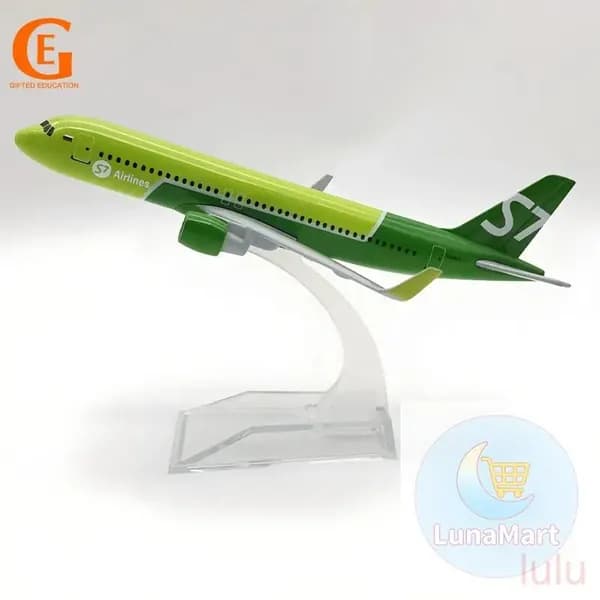 Металлическая Модель Самолета Аэробус 320, S7 Airlines А320