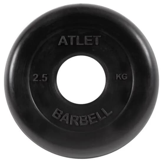 Блин для штанги MB Barbell Атлет, 2.5 кг, 51 мм (MB-AtletB51-2,5)