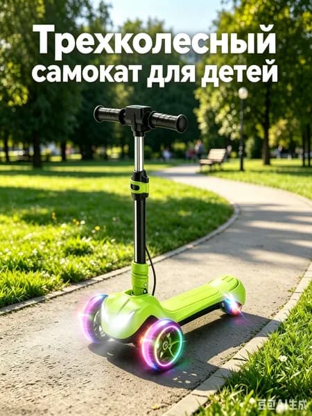Электросамокат SLHBC, зеленый