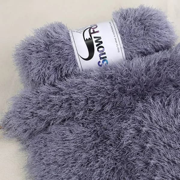Пряжа из искусственного меха норки,для шапки и шарфа,1 кусок,98 г