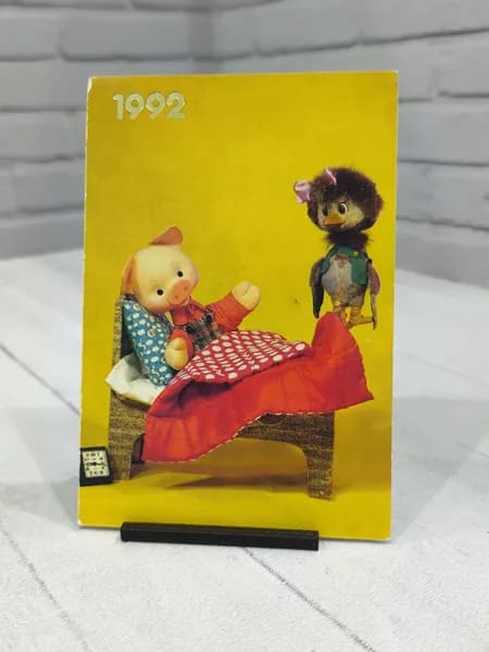 Календарик карманный 1992