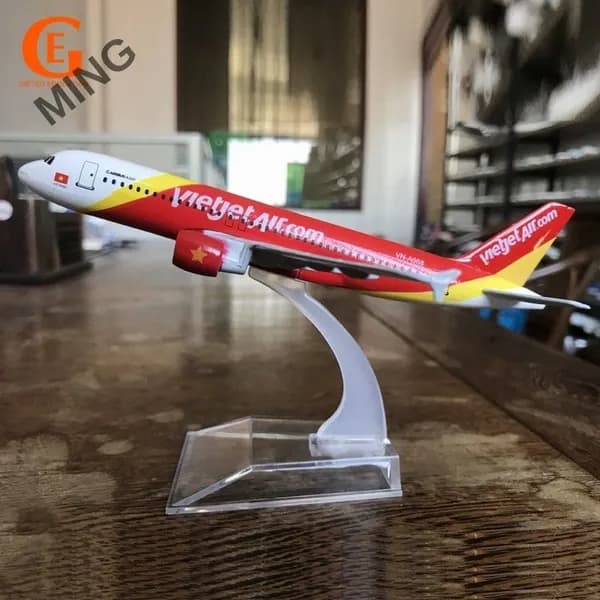 Модель самолета металлическая, A320, , масштабная копия
