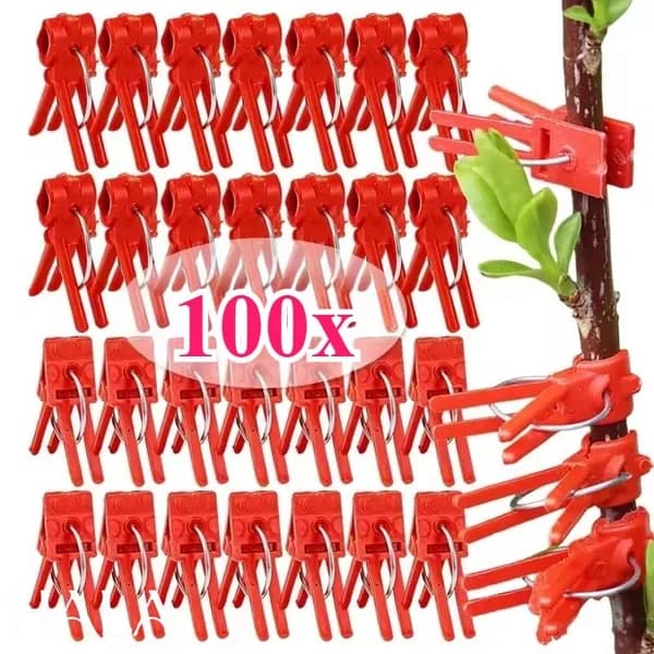 Колышек, скоба садовые, Пластик, 100 шт