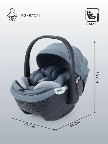 Автокресло Rant Aster zero AY378 40-87 см, Graphite