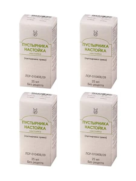 Пустырника настойка, 25 мл 4 уп