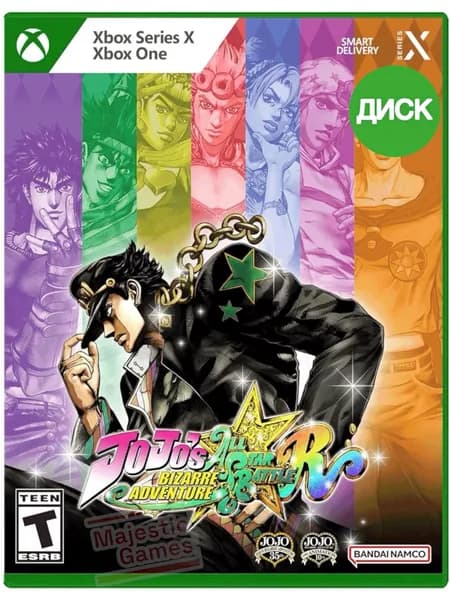 Игра JoJo's Bizarre Adventure: All-Star Battle R (Диск, Xbox One, Series X, Английская версия)