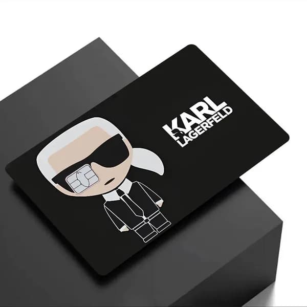 Карл Лагерфельд Karl Lagerfeld Наклейка для банковской карты