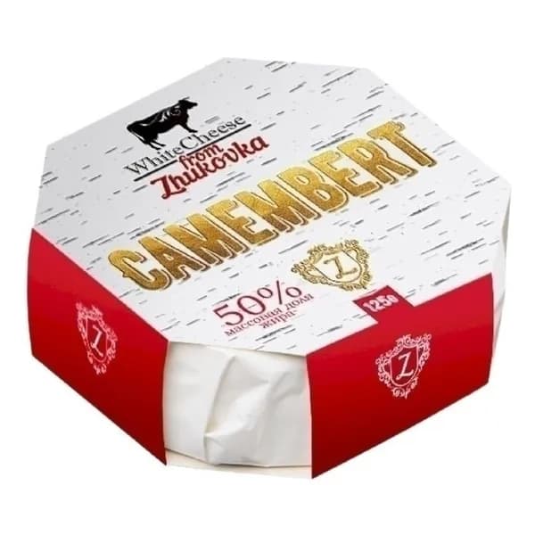 Сыр мягкий White Cheese from Zhukovka Камамбер 50% БЗМЖ 125 г