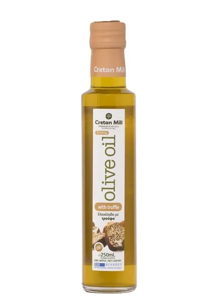 Cretan Mill / Масло оливковое нерафинированное высшего качества Extra Virgin с трюфелем, 250 мл, Греция