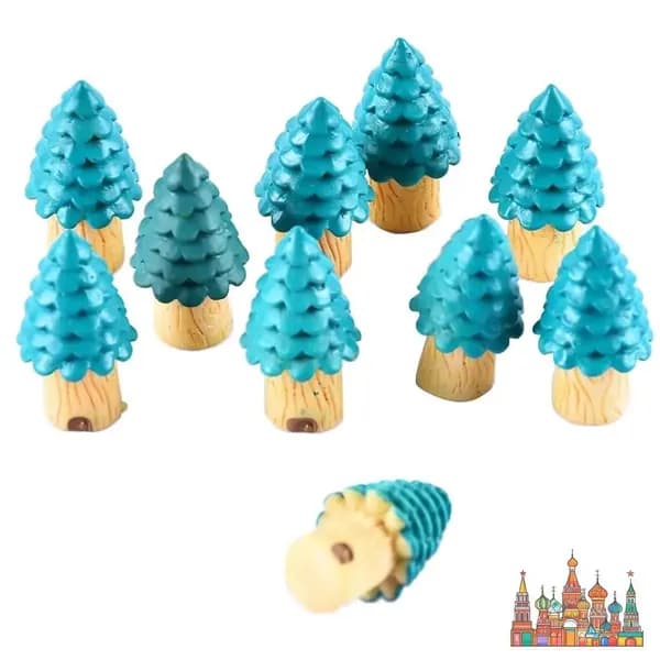 Новогодние мини-фигурки для декора дома и сада, Смола DIY