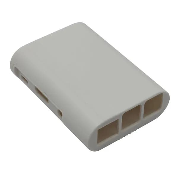 Закругленный белый Корпус с полоской для Raspberry PI 2 и PI 3