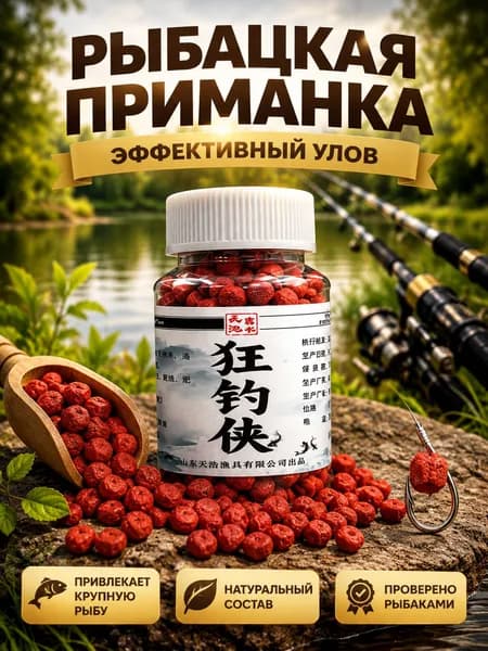 Ферментированная приманка для рыбалки гранулированная наживка с рыбным ароматом плавающая для карпа карася 600 шт