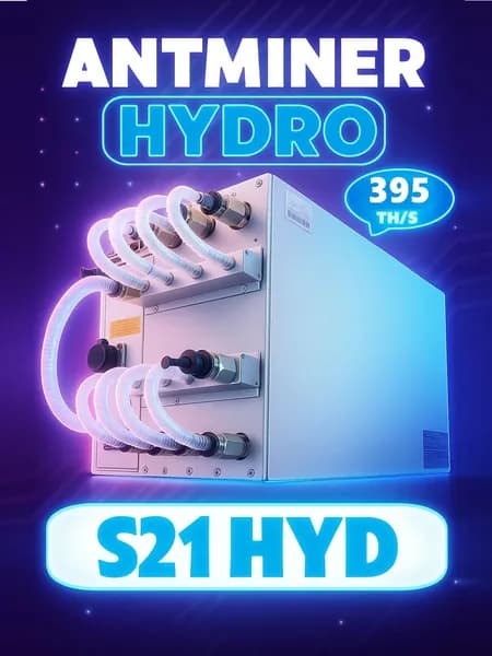 асик майнер Antminer S21+ hydro 395 TH/s HYDRO 380v