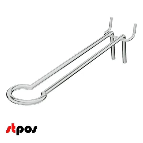 Держатель для гибкой подводки (круг) 1/2" 300 мм, покрытие цинк-хром, d4, шаг 45