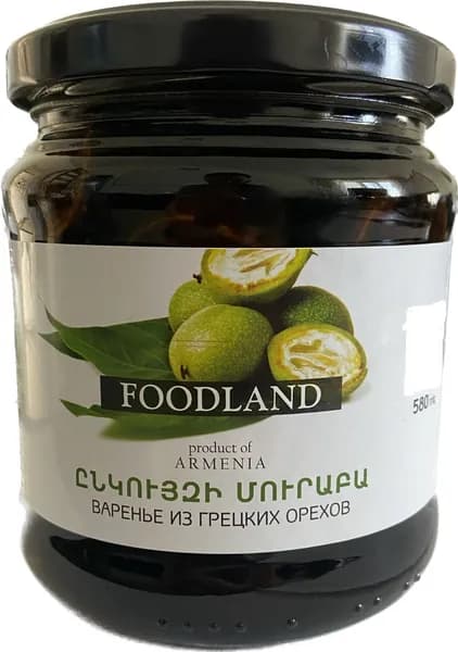 Варенье из грецких орехов FOODLAND 580 гр
