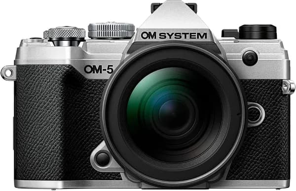 Olympus Цифровой фотоаппарат OLYMPUS   OM SYSTEM  OM 5 KIT KIT  12-45 MM  F4.0  PRO     SILVER, серебристый