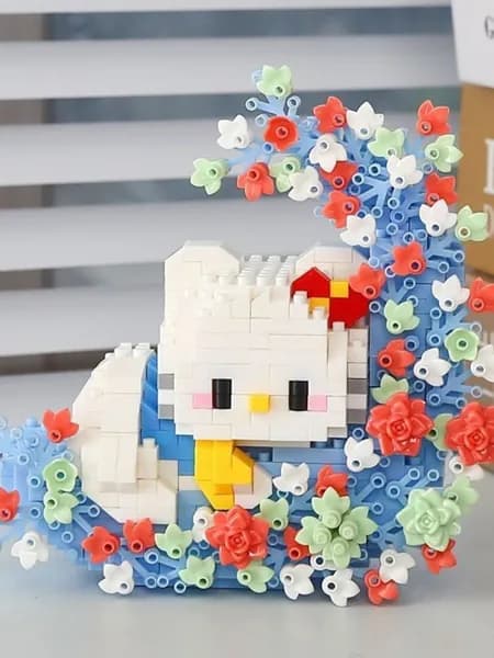 3D конструктор из миниблоков-Хеллоу Китти6.6cm