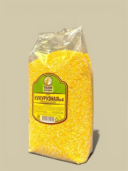 Крупа кукурузная № 4 800г. ГОСТ Кубань Матушка