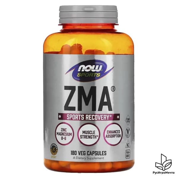 Foods, Sports, ZMA, восстановление после физической активности, 180 веганских капсул