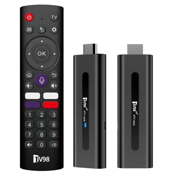 ТВ-приставка TV98 ATV с Android 14, 2 ГБ ОЗУ, 16 ГБ ПЗУ, Wi-Fi 5G