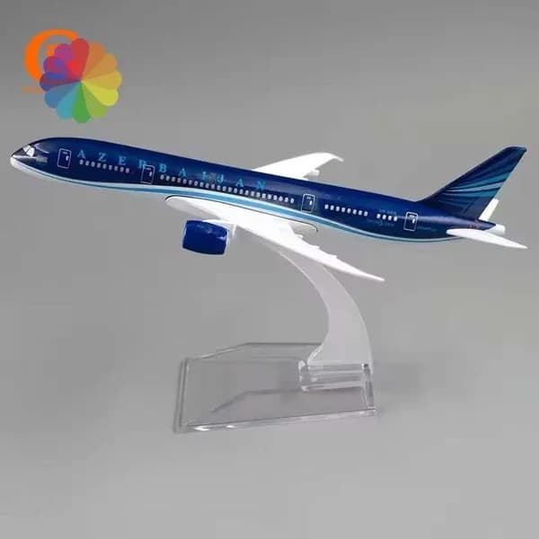 Металлическая Модель Самолета Боинг 787, Азербайджанские Авиалинии B787