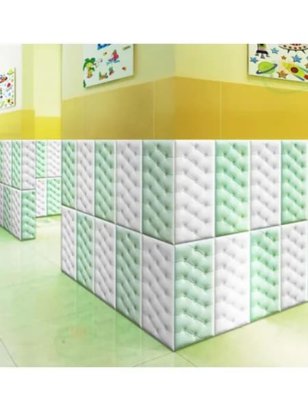 3D самоклеящиеся мягкие панели для стен - защитная пенопластовая обивка от ударов