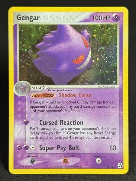 Портативные карты PKM W Настройка и прокси высококачественной Gengar Legend Maker (LM) #5