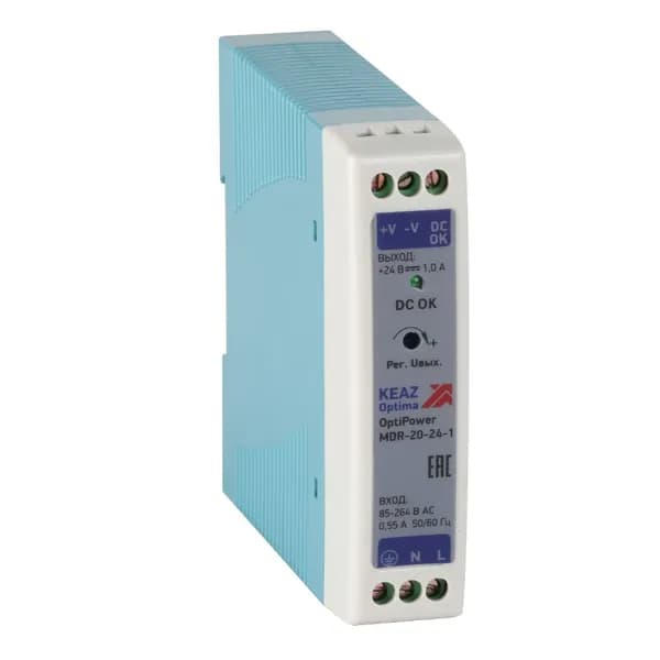 КЭАЗ Блок питания OptiPower MDR-20-24-1 (284539)