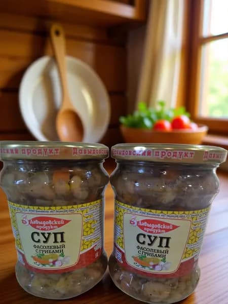 Суп Фасолевый с грибами 450г Давыдовский продукт 2 шт