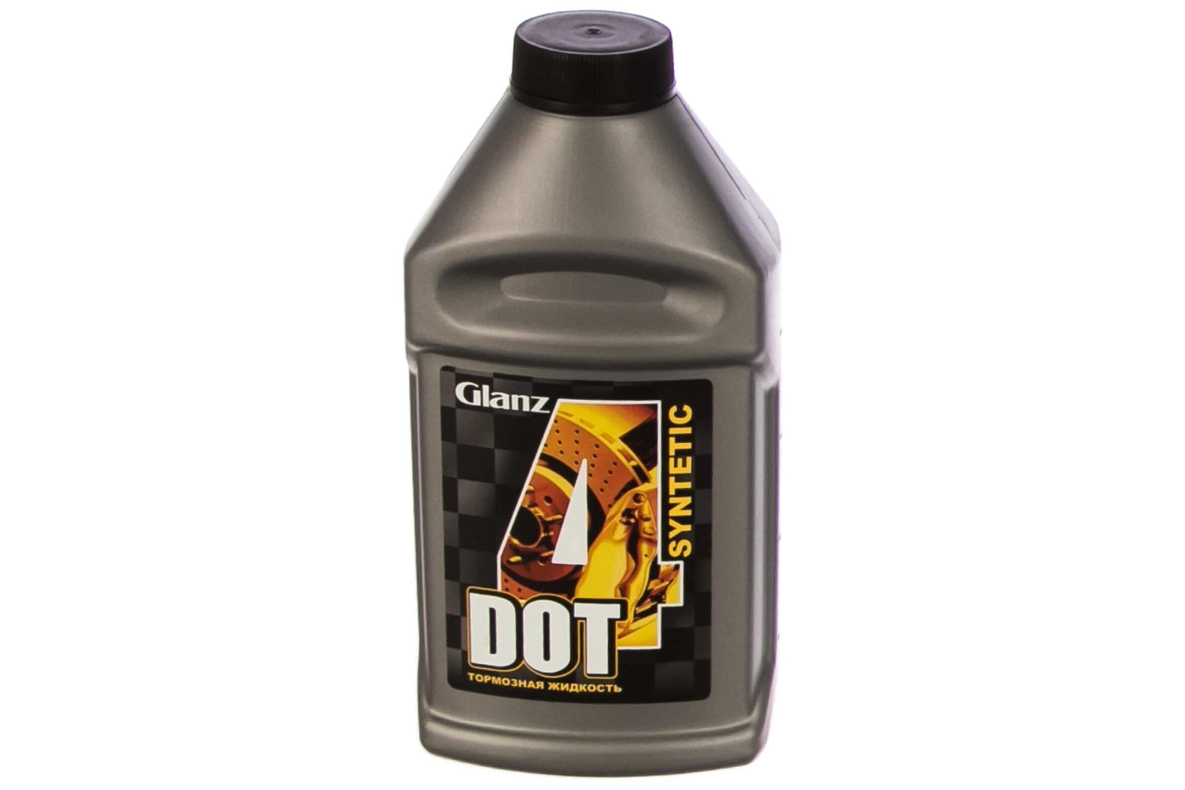 Тормозная жидкость DOT-4 455гр. Glanz