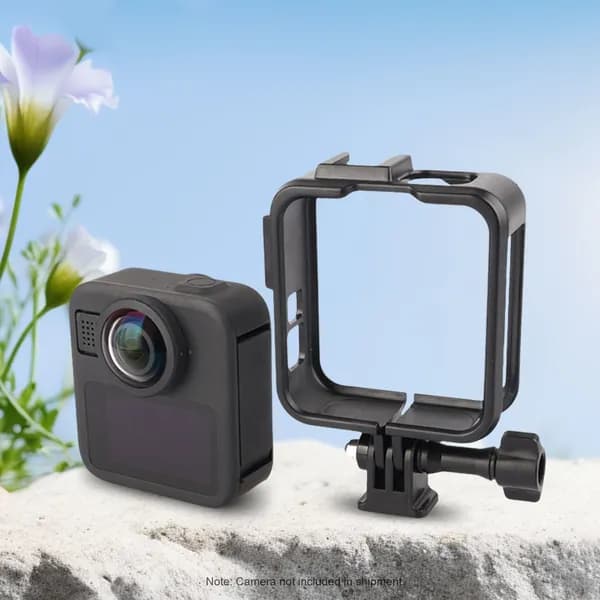 Защитный каркас из поликарбоната для GoPro MAX 2 с двумя холодными башмаками