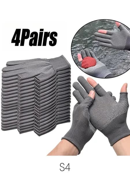 Перчатки для рыбалки, 4 пары