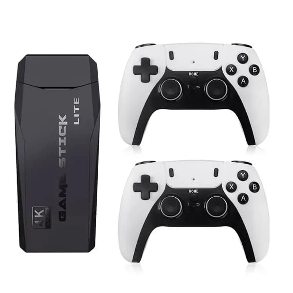 Беспроводная игровая приставка M8 PRO с поддержкой эмуляторов PS1, MAME, FC и других, 128 ГБ, чёрная