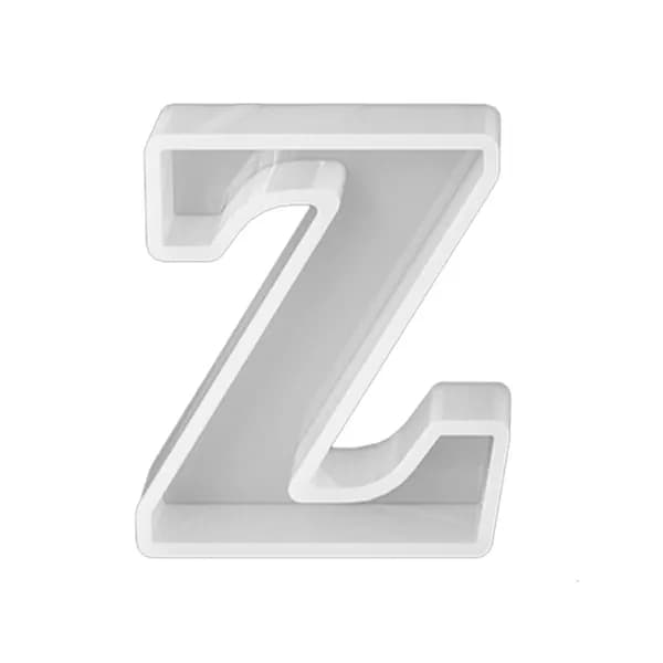 Буквенный силиконовый молд для брелока, - Z