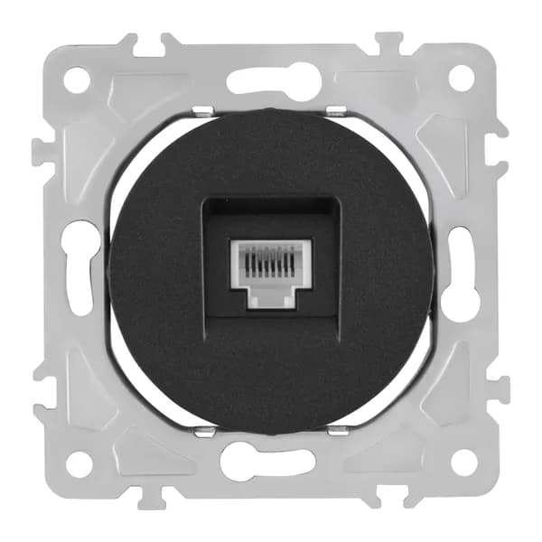 Розетка интернет; Tesla Light; RJ45 202.45-1.black