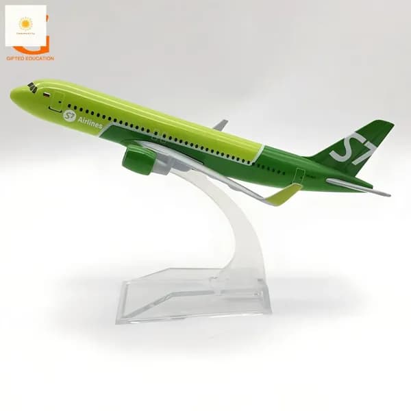 Металлическая Модель Самолета Аэробус 320, S7 Airlines А320