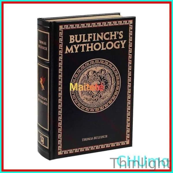 Bulfinch's Mythology (Leather-bound Classics) Hardcover, Gold Gilt Edges, English