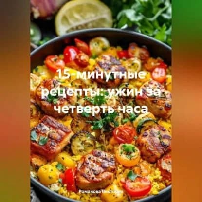 15-минутные рецепты: ужин за четверть часа | Романова Виктория Алексеевна | Электронная аудиокнига