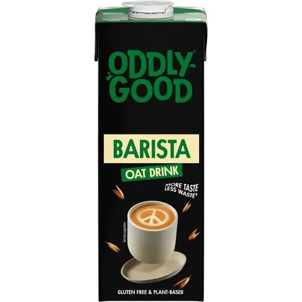 Овсяный напиток Oddlygood Barista, 1 л, Финляндия