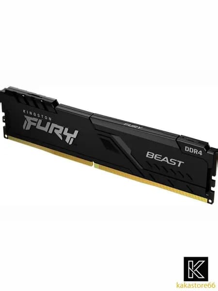 Fury Оперативная память Beast Black DDR4 3200Мгц DDR4, 3200 МГц, 1 x 8 ГБ (KF432C16BB/8)