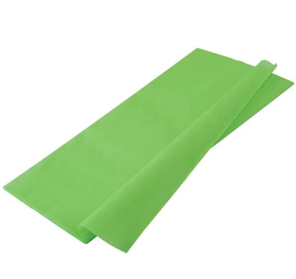 Бумага гофрированная/креповая, 32 г/м2, 50х250 см, салатовая, в рулоне