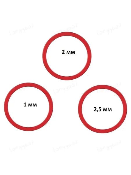 Регулировочная шайба (3 шт.) для каретки картриджа 1мм, 2 мм, 2.5 мм.