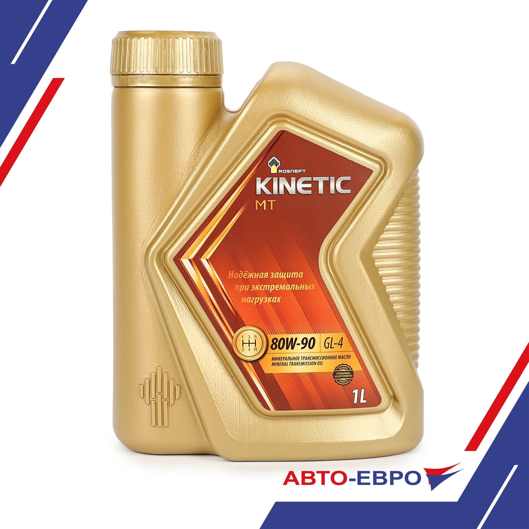 РОСНЕФТЬ Kinetic MT 80W-90 (РНПК) GL-4 транс.масло минер. кан. 1 л