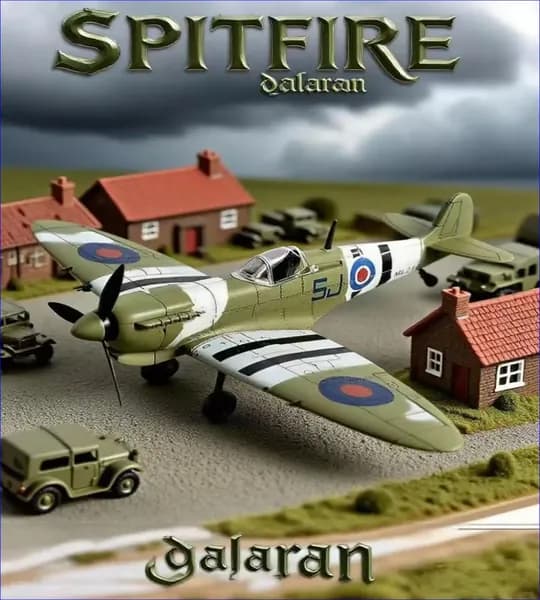 Сборная британского истребителя Spitfire 1/48 модель, военный самолет для ребенка, подарок в хобби, без клея, премиум пластик от Dalaran