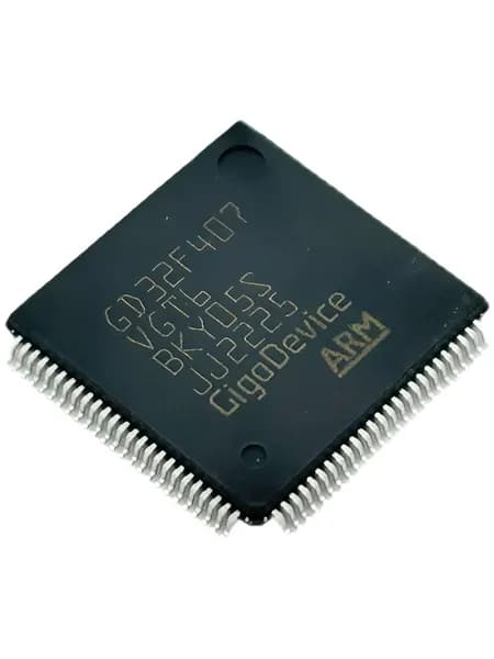 GD32F407VGT6, Микроконтроллер Cortex M4, 168 МГц, Flash 1024 КБ / GigaDevice
