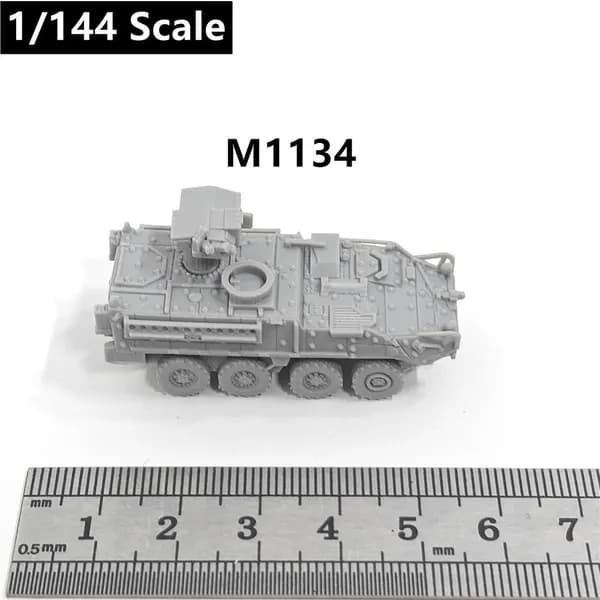 Миниатюрная модель танка в масштабе 1:144, напечатанная на 3D-принтере, из смолы, основные боевые танки армии США Второй мировой войны M4A1/M3/M26/M4A3/M1128
