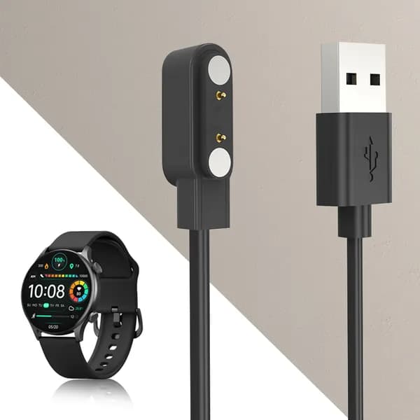 60 -сантиметровый адаптер зарядного устройства для зарядного устройства USB -зарядного устройства для Haylou Solar Plus RT3 LS16