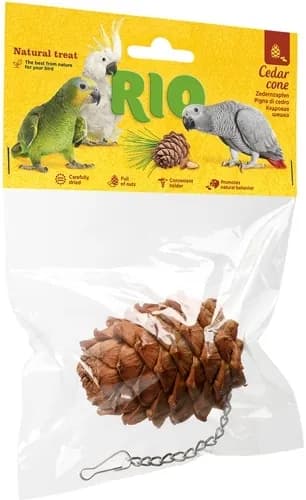 RIO Лакомство для птиц Кедровая шишка /