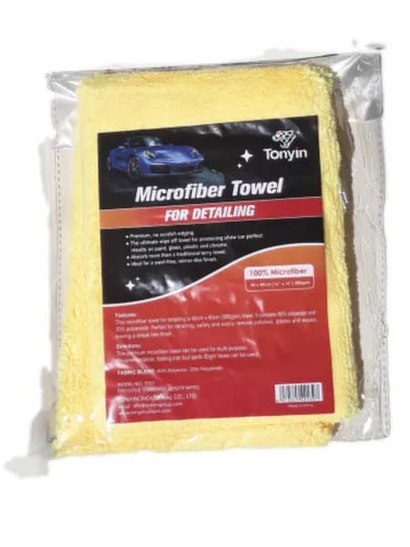 Микрофибра для авто 380 GSM 40*40, для уборки, для полировки авто и располировки составов. Плотность: 380 гр/м2.