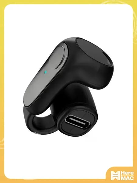 HereMAC Наушники беспроводные с микрофоном Xiaomi Mi True Wireless Earbuds Basic, Bluetooth, USB Type-C, черный